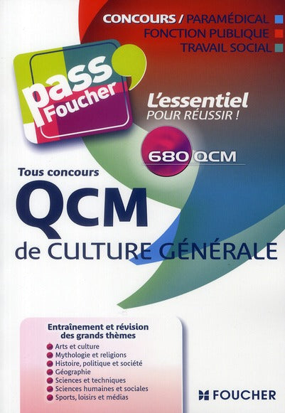 PASS'FOUCHER Tome 3 : QCM de culture générale ; tous concours