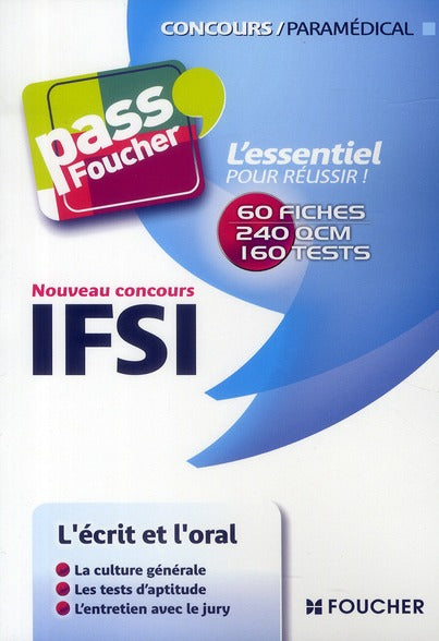 PASS'FOUCHER Tome 36 : IFSI ; nouveau concours