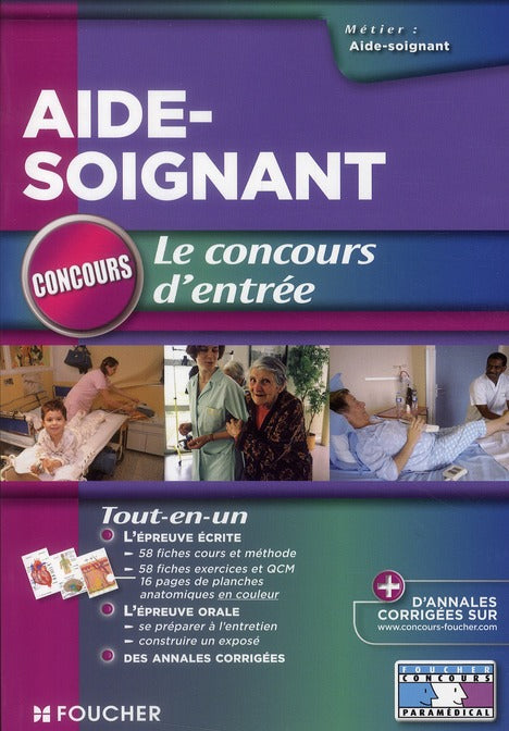 Aide-soignant ; concours d'entrée, institut de formation
