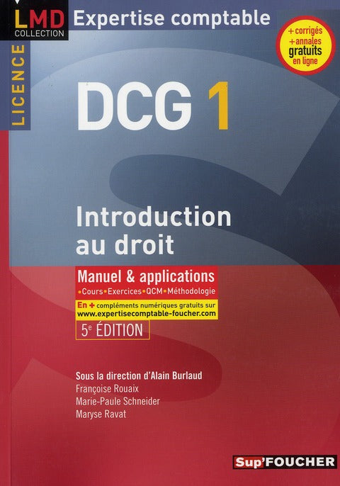 DCG 1 introduction au droit (5e édition)