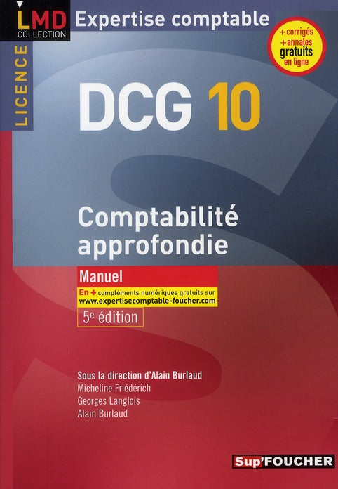 DCG 10 comptabilité approfondie (édition 2011-2012)