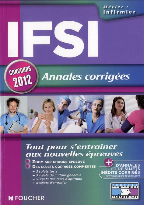 IFSI ; annales corrigées ; concours 2012
