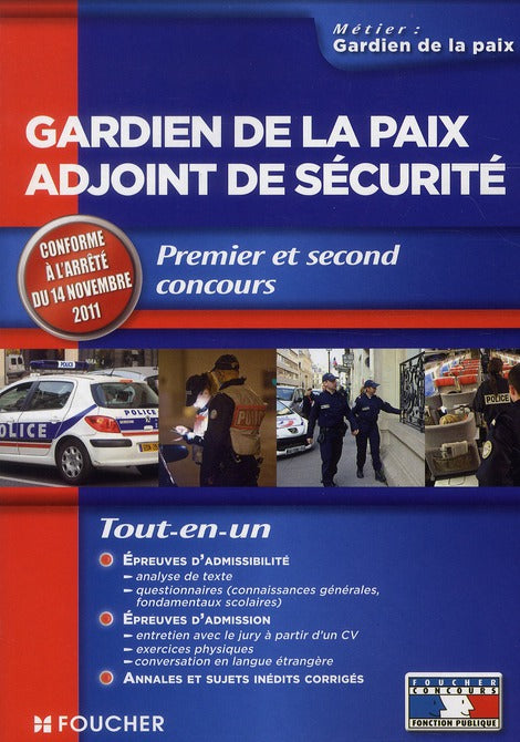 Gardien de la paix adjoint de sécurite