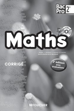 Mathématiques ; 2nde bac pro corrigé