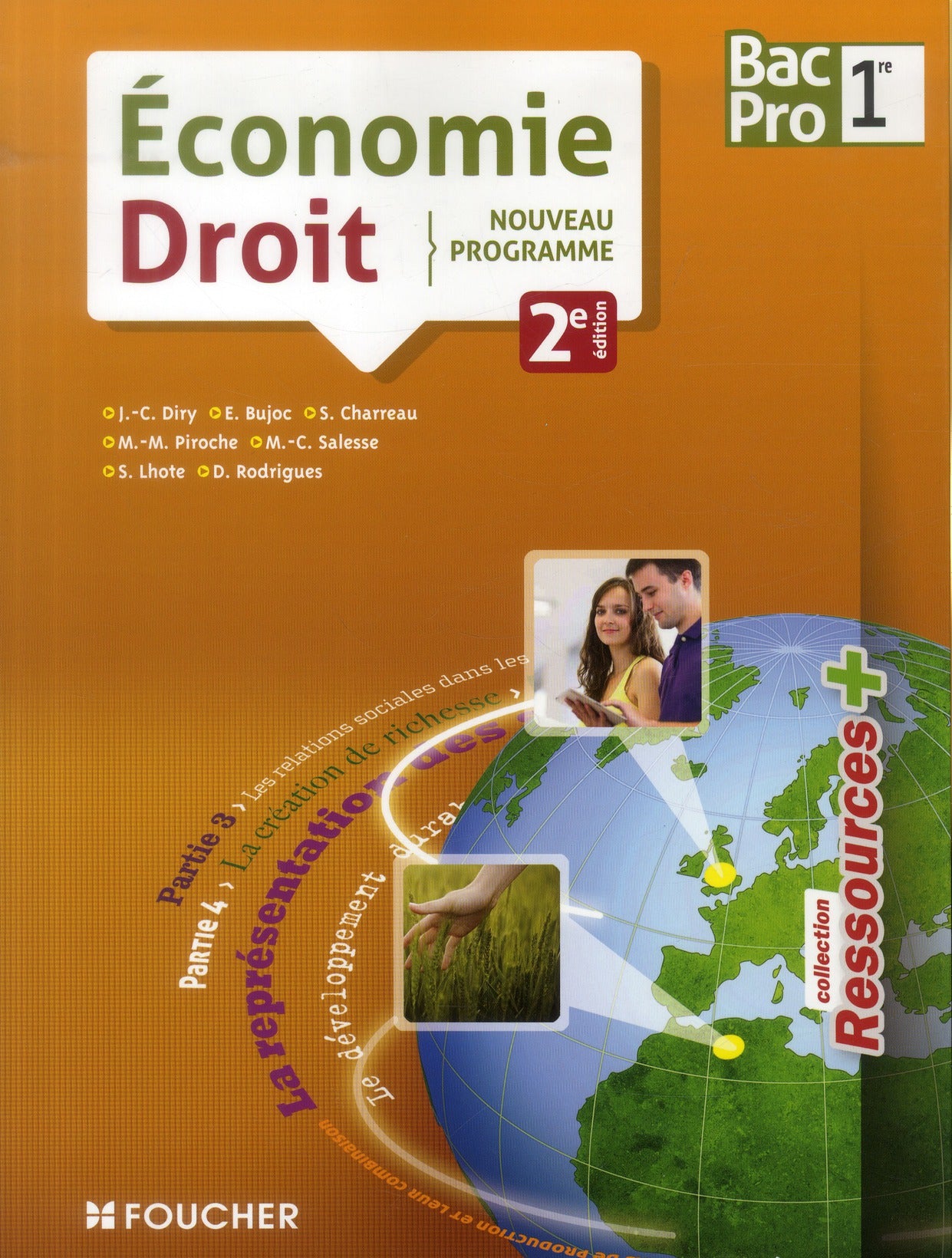 Ressources + : économie, droit ; 1ère bac rpo