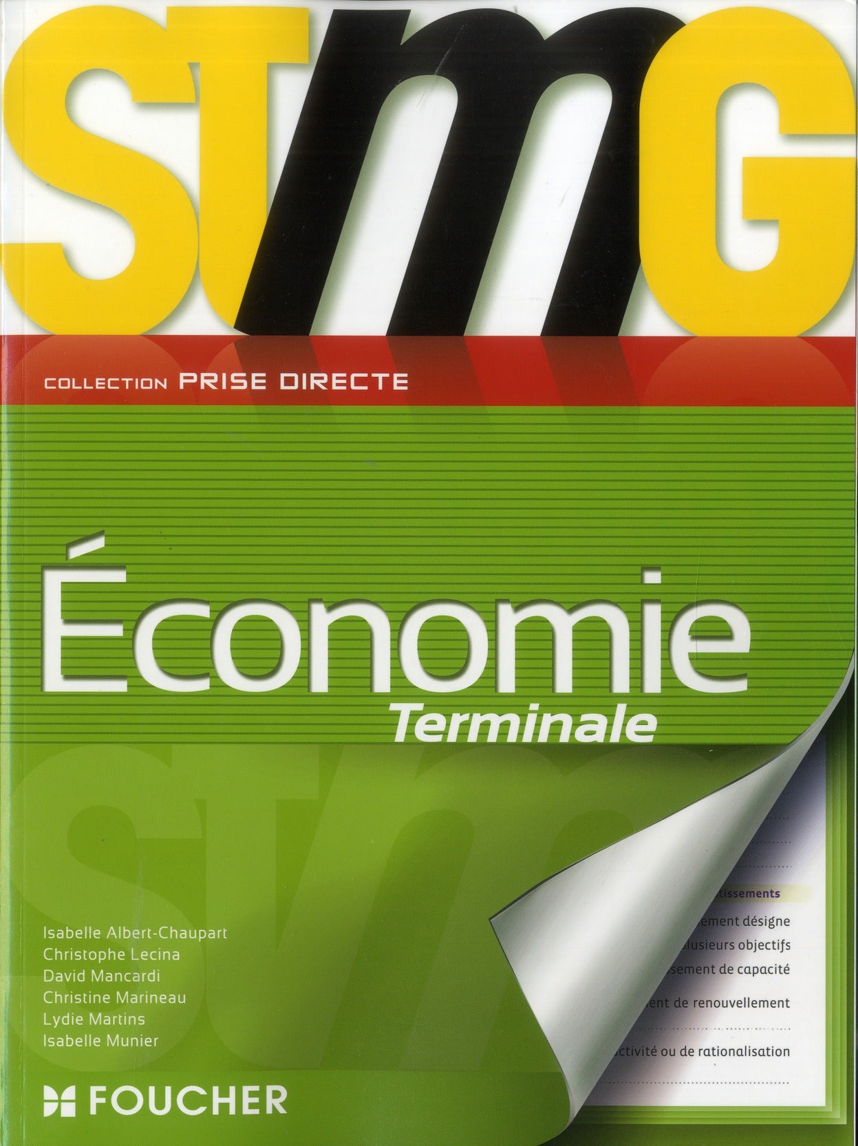 Prise directe : économie ; terminale STMG