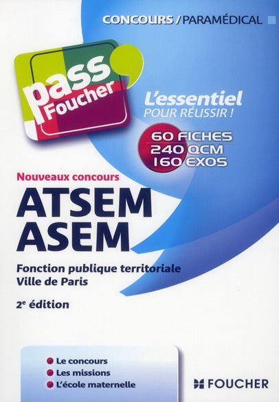 PASS'FOUCHER : ATSEM/ASEM ; nouveaux concours (2e édition)