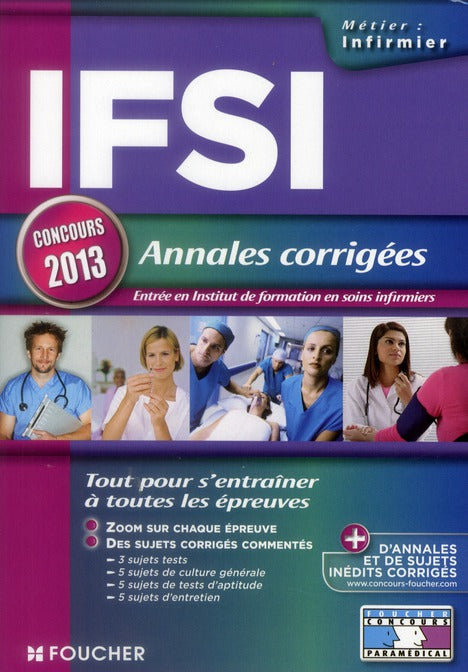 IFSI ; annales corrigées ; concours 2013