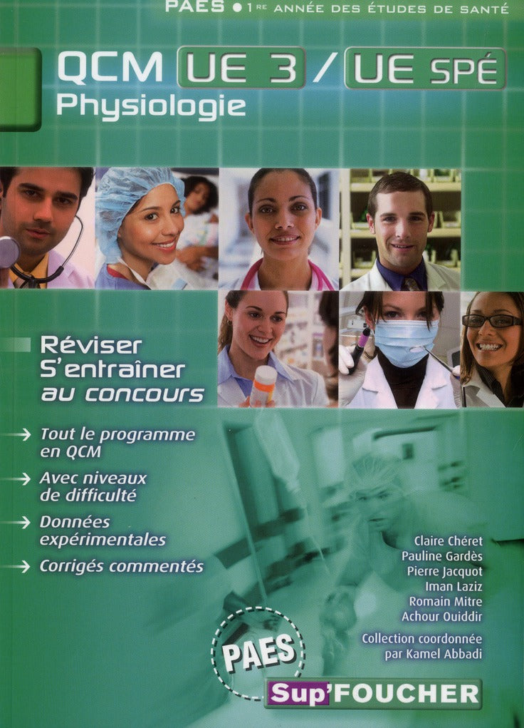 PAES ; physiologie ; QCM UE3 ; UE spé