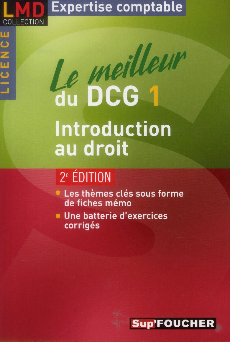 Le meilleur du DCG 1 ; introduction au droit (2e édition)