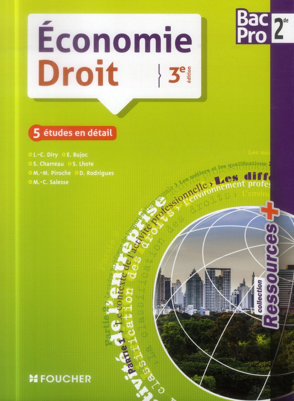 Ressources + : économie, droit ; 2nde bac pro ; livre de l'élève (3e édition)