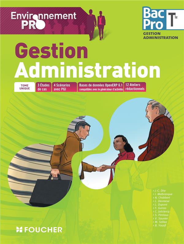 Environnement pro : gestion administration ; terminale bac pro ; livre de l'élève