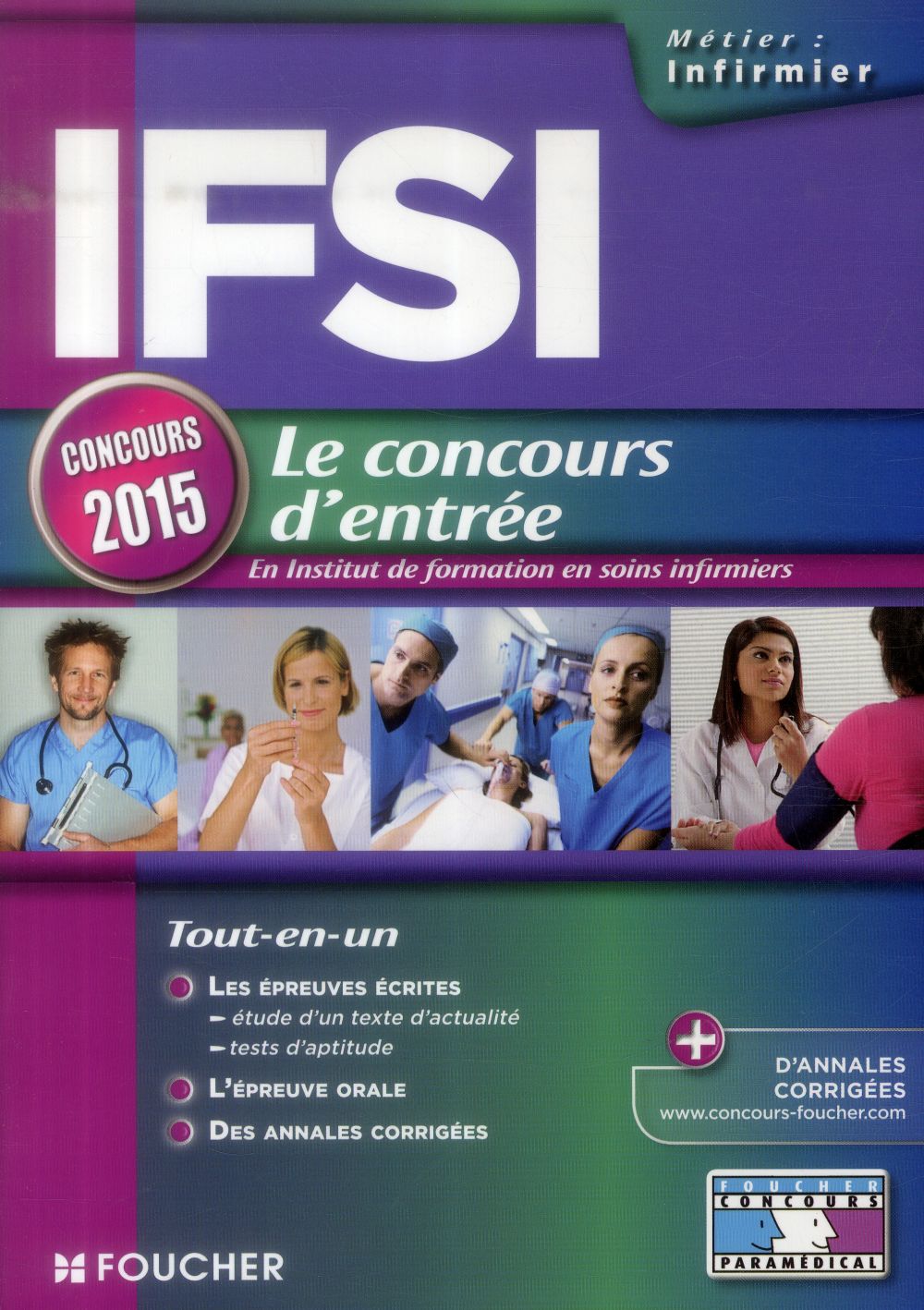 IFSI ; concours d'entrée ; 2015