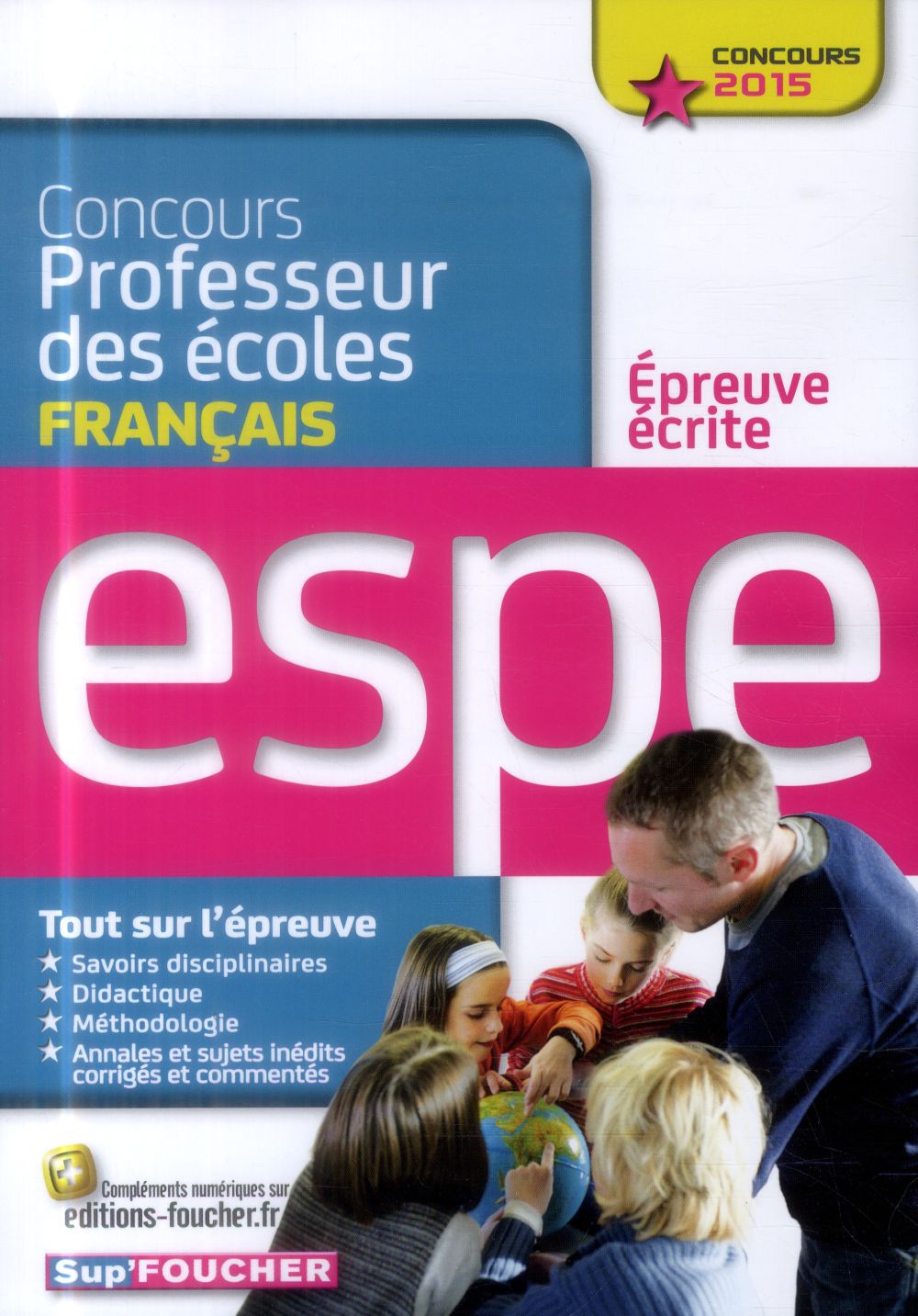 Français ; concours professeur des écoles ; épreuve écrite ; 2015