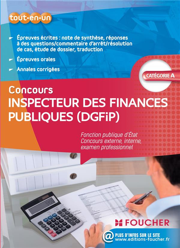 Inspecteur des finances publiques (dgfip) ; tout-en-un
