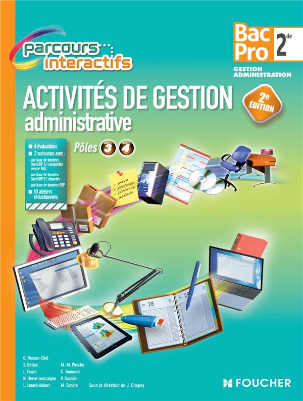 Parcours interactifs : activité de gestion administrative ; 2nde ; bac pro