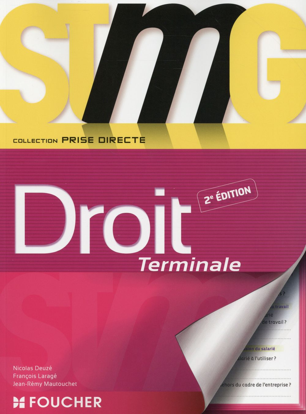 Prise directe : droit ; terminale stmg (2e édition)