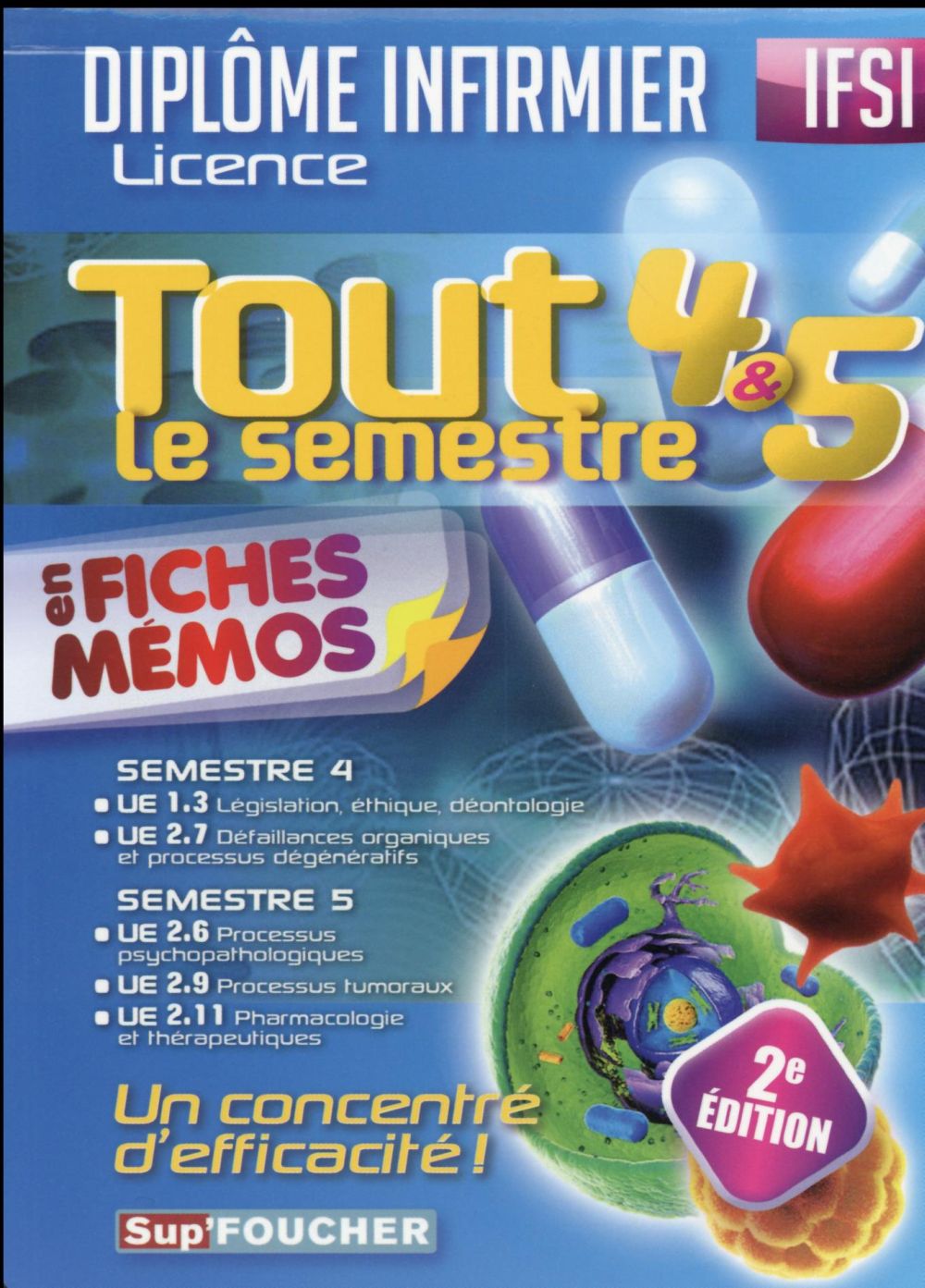 IFSI ; tout le semestre 4 et 5 en fiches mémos ; diplôme infirmer