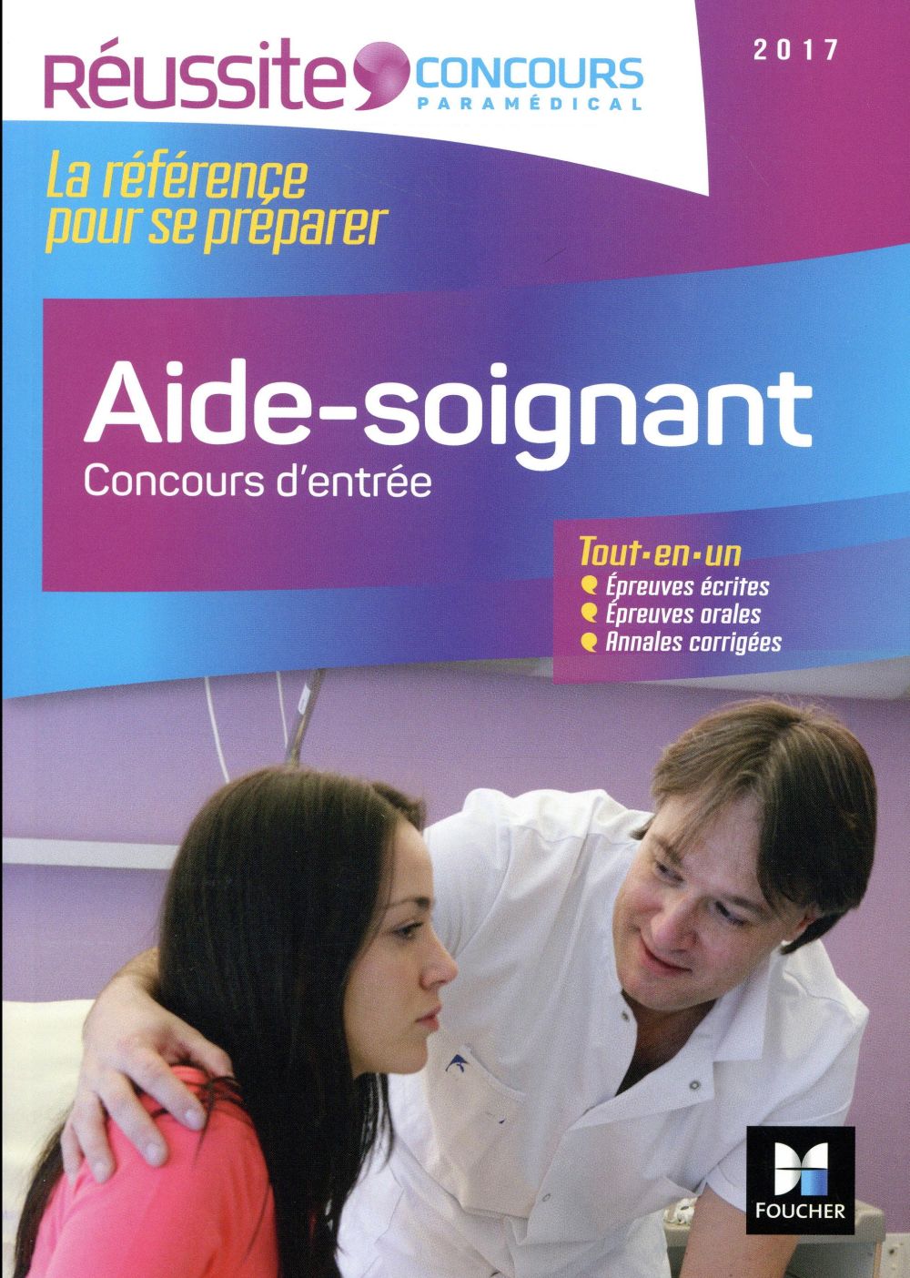 Réussite concours : aide-soignant ; concours d'entrée 2017