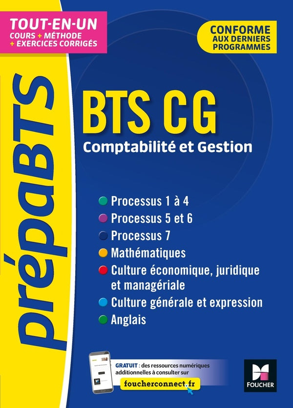 PREPABTS : BTS CG, comptabilité et gestion ; tout-en-un