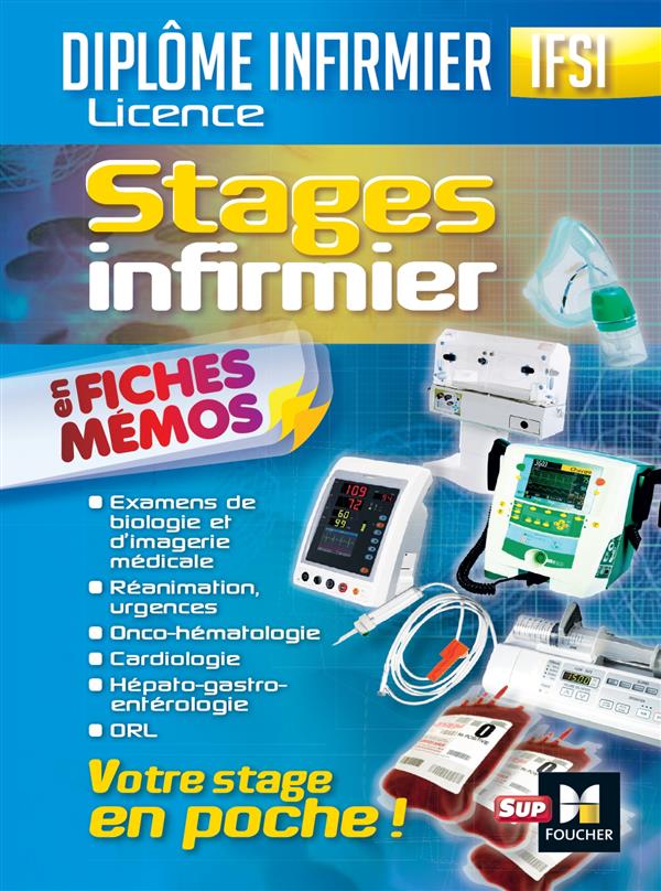 SUP'FOUCHER : stages infirmier en fiches mémos IFSI