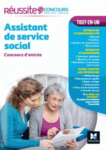 Réussite concours Tome 43 : assistant de service social ; concours d'entrée