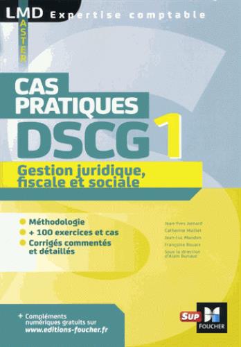 DSCG 1 gestion juridique fiscale et sociale cas pratiques