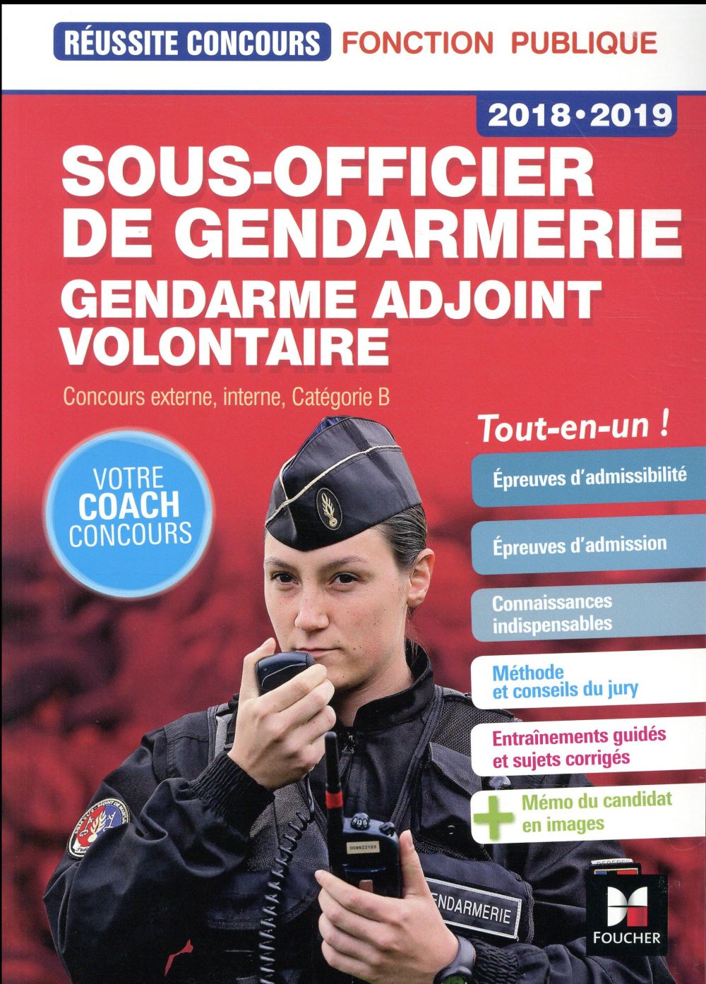 Réussite concours : sous-officier de gendarmerie / gendarme adjoint volontaire