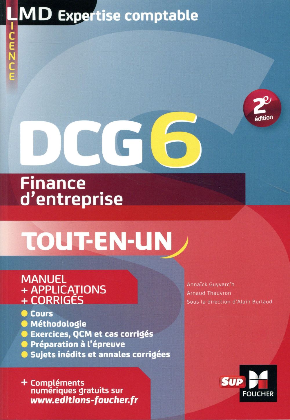 DCG 6 - finance d'entreprise ; manuel et applications (2e édition)
