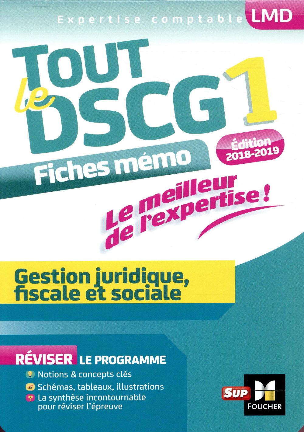 Tout le DSCG 1 - gestion juridique fiscale et sociale - entraînement et révision (édition 2018/2019)