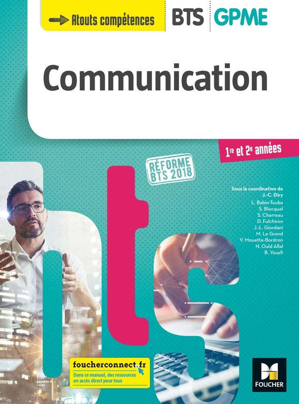 Communication ; BTS 1&2 GPME ; manuel (édition 2018)