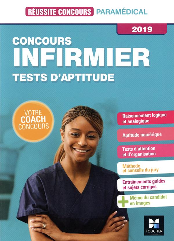 Réussite concours : infirmier ; tests d'aptitude (édition 2019)