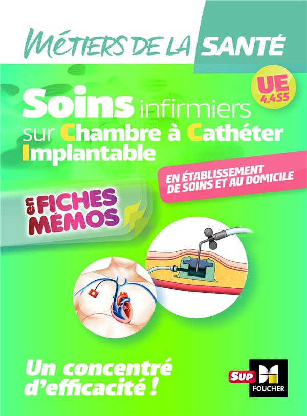 Métiers de la santé ; soins infirmiers sur chambre à cathéter implantable ; UE 4.455
