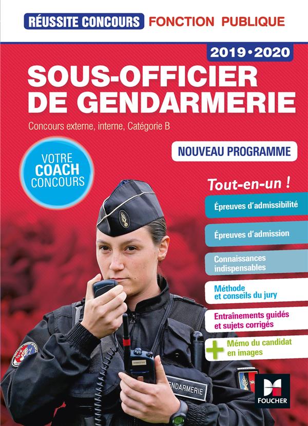 Réussite concours : sous-officier de gendarmerie (édition 2019/2020)