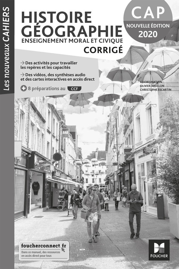 Les nouveaux cahiers : histoire-géographie-EMC ; CAP ; corrigé (édition 2020)