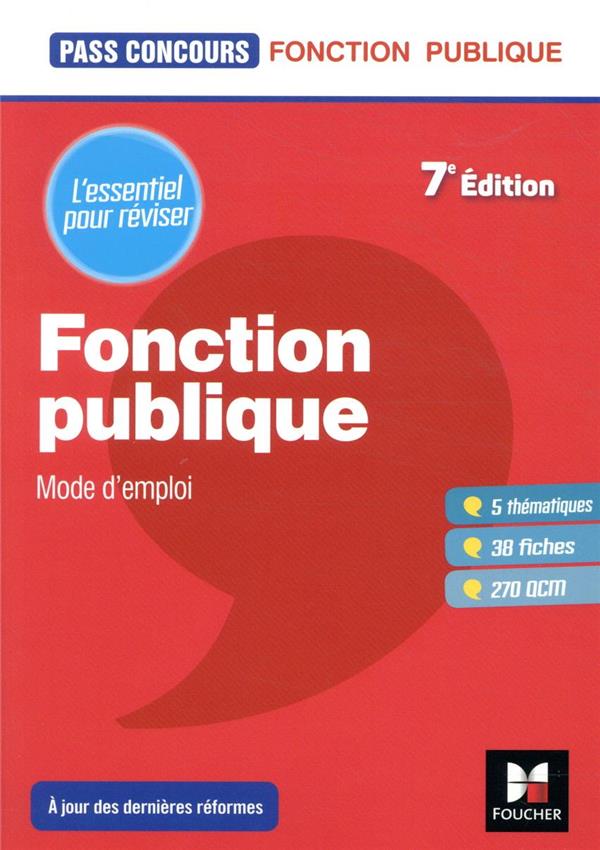 Pass'concours : fonction publique, mode d'emploi (7e édition)