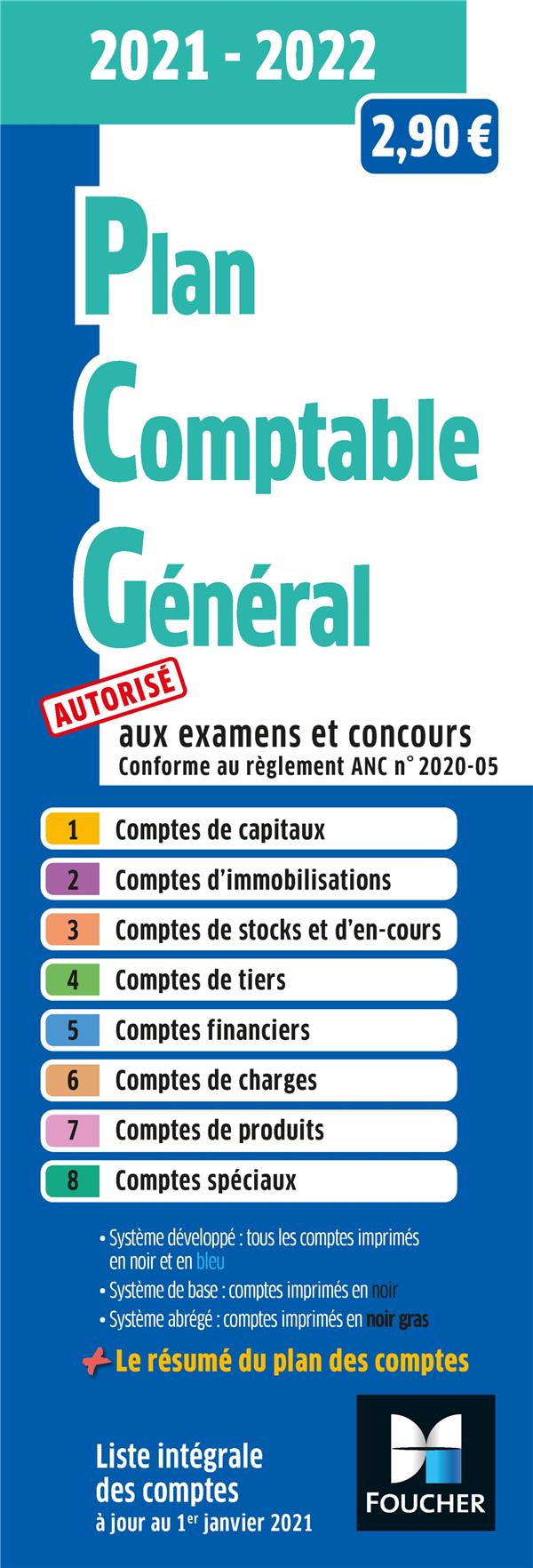 Plan comptable général (édition 2021/2022)