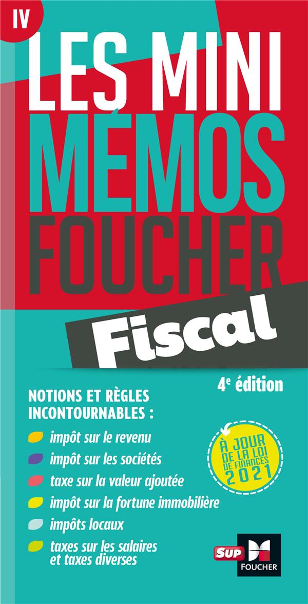 Les mini mémos Foucher Tome 4 : fiscal (4e édition)