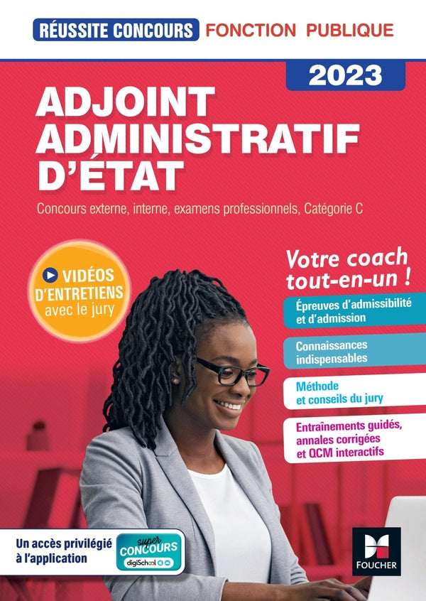 Réussite concours : adjoint administratif d'Etat ; catégorie C