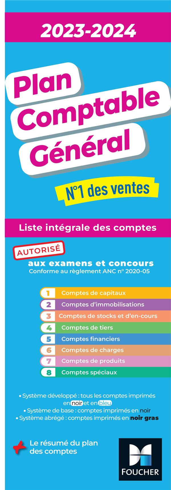 Plan comptable général (édition 2023/2024)