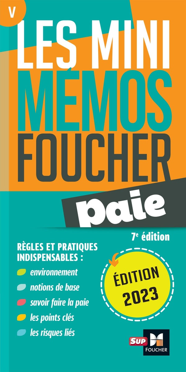 Les mini mémos Foucher Tome 5 : paie (édition 2023)