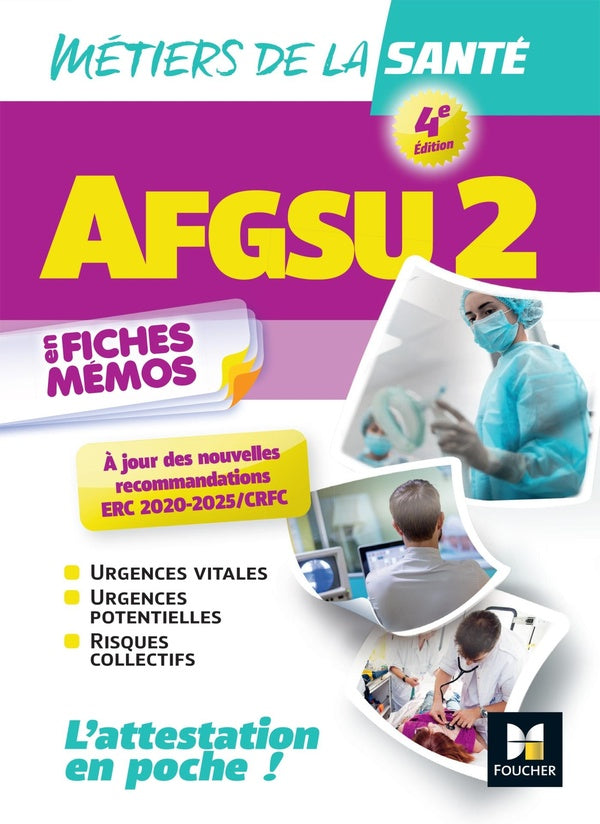 AFGSU 2 en fiches mémos ; révision et entraînement (édition 2023/2024)