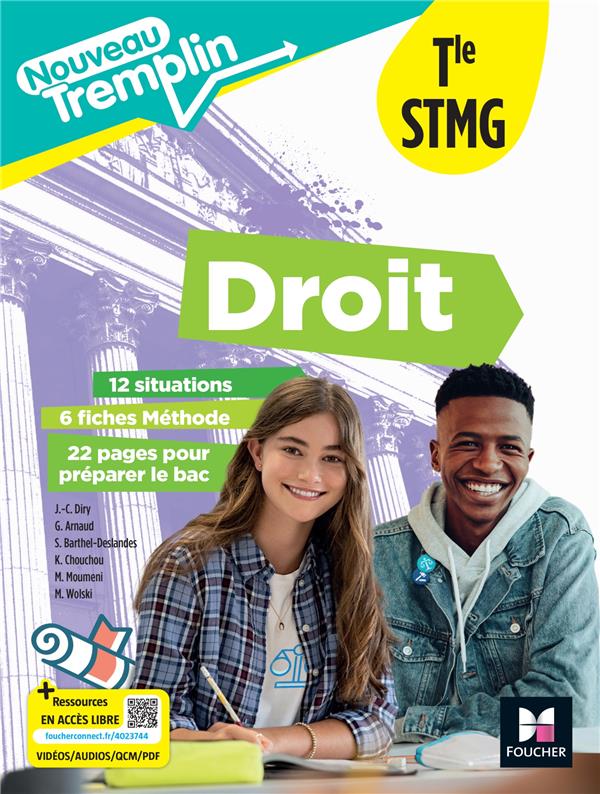 Nouveau Tremplin : Droit ; Terminale STMG ; Livre élève