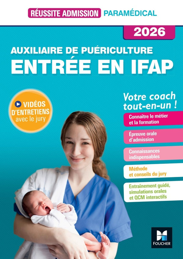 Réussite admission : Entrée en IFAP : Auxiliaire de puériculture (édition 2026)