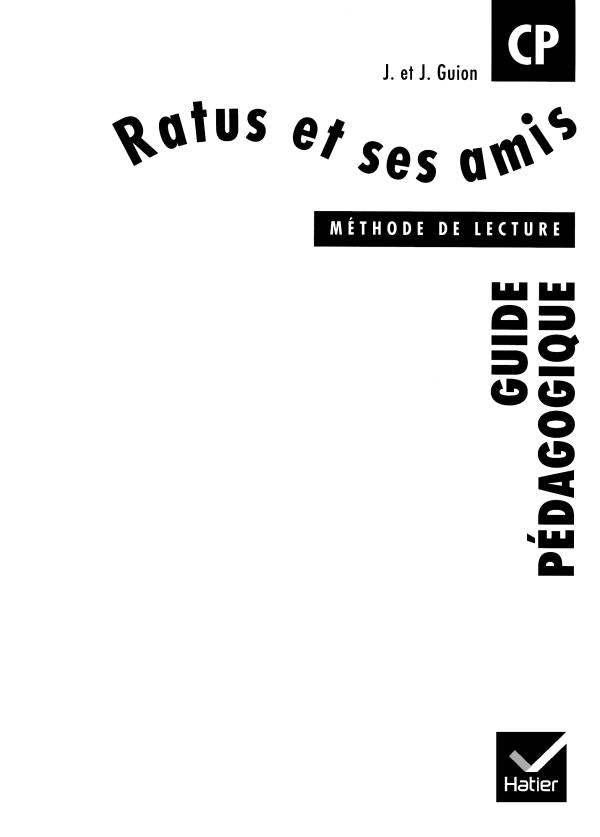 Méthode de lecture ; guide pédagogique ; CP (édition 1994)