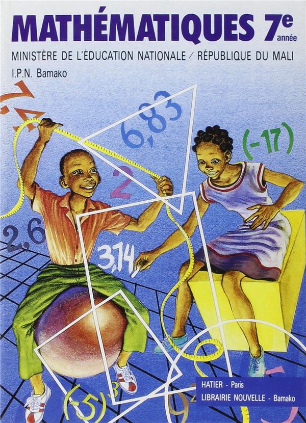 Mathématiques ; 7e année ; livre de l'élève ; Mali