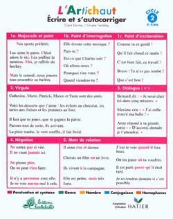 écrire et s'autocorriger ; cycle 2