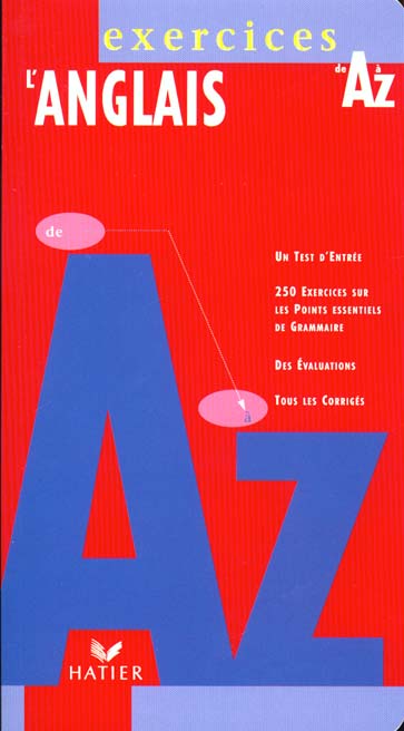 Exercices de a a z, anglais