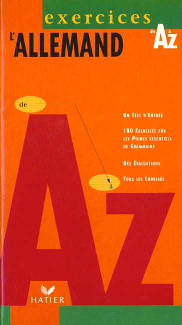 L'allemand de a a z exercices - edition 97