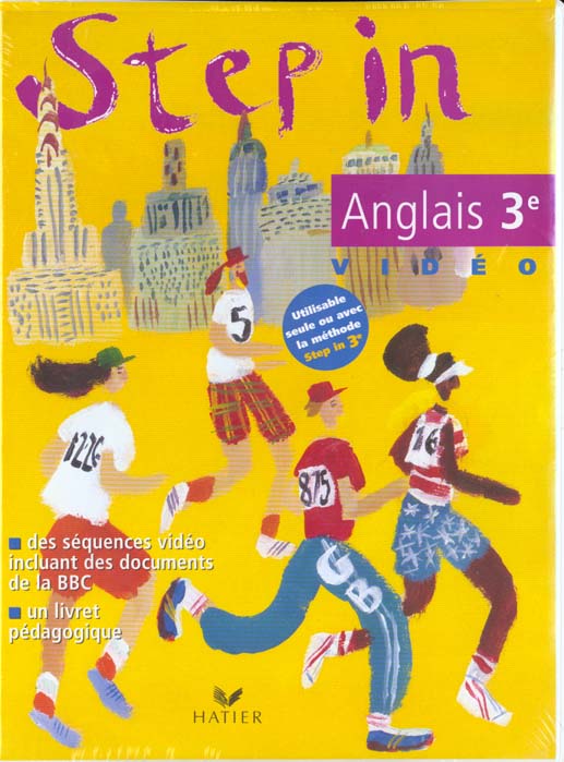 STEP IN : anglais ; 3ème ; cassette vidéo avec livret pédagogique (édition 1997)